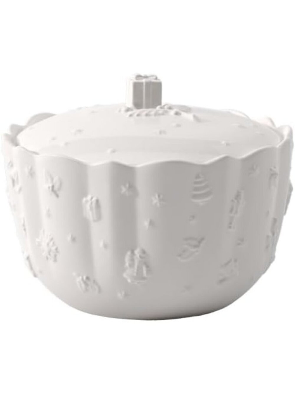 Elegant Large Porcelain Biscuit Barrel - Toy's Delight Storage Container, 2270ml